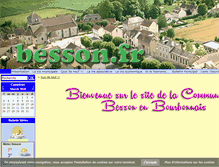 Tablet Screenshot of besson.fr